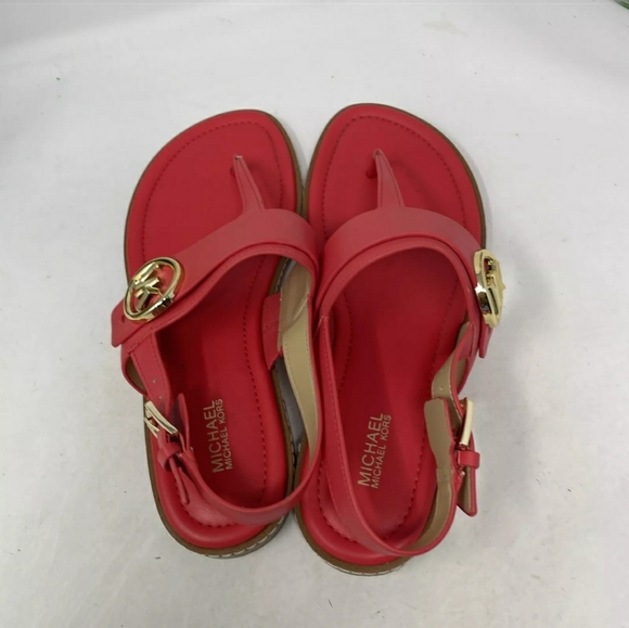 Michael Kors MK Designer Red Sandals Slingback US8.5M/EU40 - Picture 9 of 12
